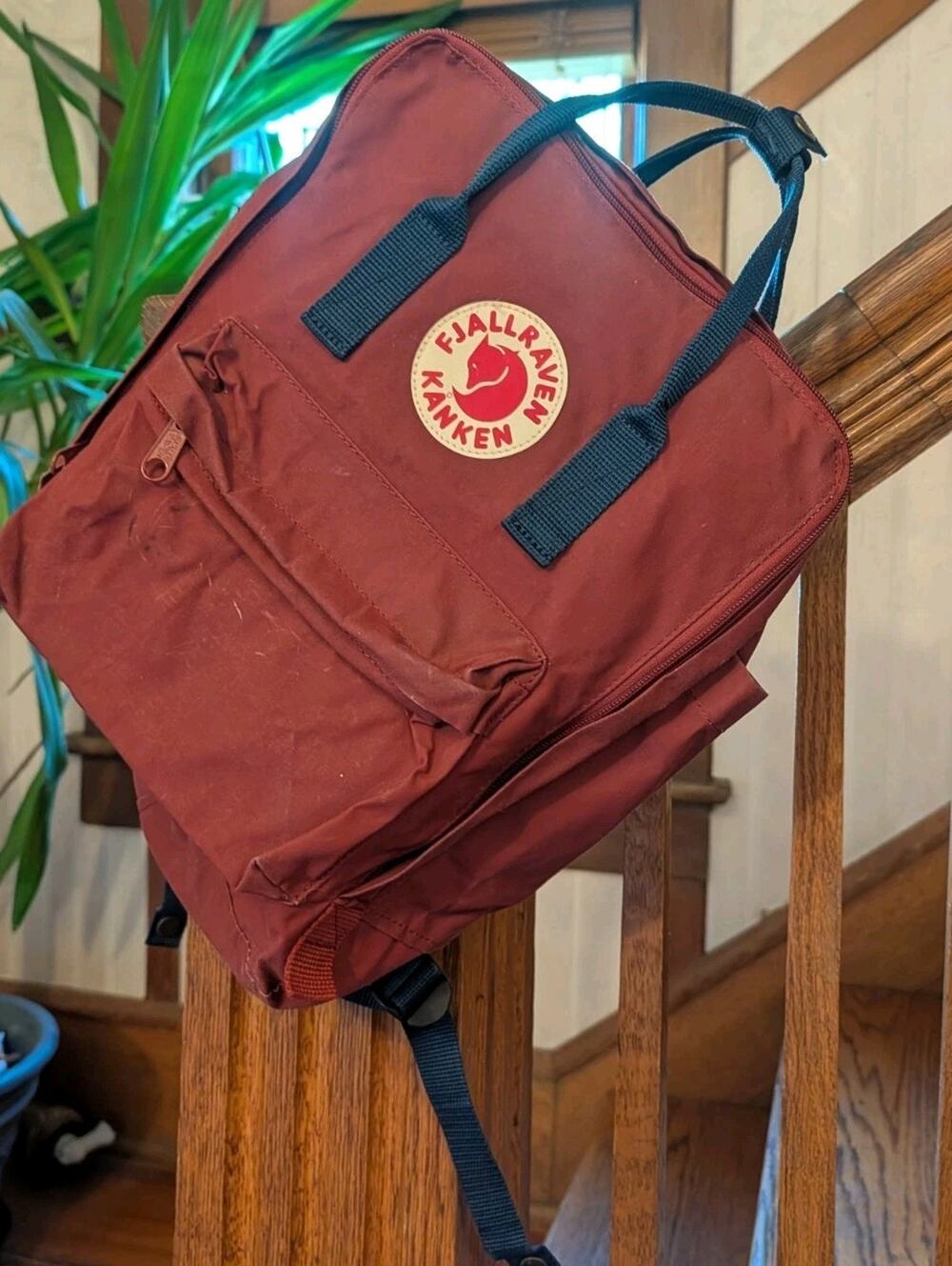 Fjallraven Kanken No 2 Laptop 15 Deep Red Backpack Handle Bag